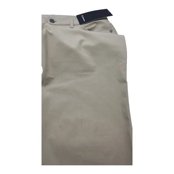 Lululemon Pants Men 34 Beige ABC Classic Fit Warpstreme Athleisure LM5AQHS